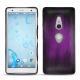 Custodia in pelle Sony Xperia XZ2 - Violet Patine