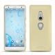 硬质真皮保护套 Sony Xperia XZ2 - Beige PU