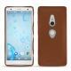 Custodia in pelle Sony Xperia XZ2 - Marron PU