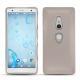 Sony Xperia XZ2 leather cover - Taupe innocent