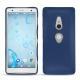 Capa em pele Sony Xperia XZ2 - Bleu frisson