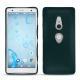 Coque cuir Sony Xperia XZ2 - Vert séduisant