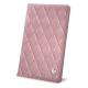 Porta carte X6 - Anti-RFID / NFC - Rose - Couture ( Nappa - Pantone 2365C ) 