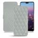 Custodia in pelle Huawei P20 Pro - Gris - Couture ( Nappa - Pantone W428C ) 