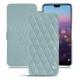Capa em pele Huawei P20 Pro - Bleu ciel - Couture ( Nappa - Pantone 277C ) 