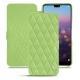 Custodia in pelle Huawei P20 Pro - Vert olive - Couture ( Nappa - Pantone 578U ) 