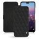Housse cuir Huawei P20 Pro - Ebène - Couture ( Sleek P C12 - Black ) 
