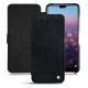 Capa em pele Huawei P20 Pro - Dark vintage ( Roughtcut - Black#5256 ) 