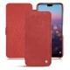 Housse cuir Huawei P20 Pro - Cerise vintage ( Pantone 185C ) 