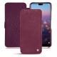 Housse cuir Huawei P20 Pro - Prune vintage ( Pantone 512C ) 