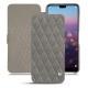 Housse cuir Huawei P20 Pro - Acier vintage - Couture