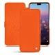 Housse cuir Huawei P20 Pro - Orange fluo
