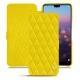 Huawei P20 Pro leather case - Jaune fluo - Couture