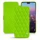 Funda de piel Huawei P20 Pro - Vert fluo - Couture