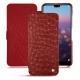 Custodia in pelle Huawei P20 Pro - Autruche ciliegia