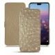 Housse cuir Huawei P20 Pro - Autruche desert