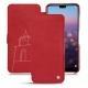 Huawei P20 Pro leather case - Rouge troupelenc