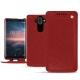 Housse cuir Nokia 8 Sirocco - Tomate ( Pantone 187C ) 