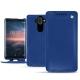 Housse cuir Nokia 8 Sirocco - Bleu océan ( Nappa - Pantone 293C ) 