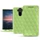 Housse cuir Nokia 8 Sirocco - Vert olive - Couture ( Nappa - Pantone 578U ) 