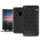 Housse cuir Nokia 8 Sirocco - Noir - Couture ( Nappa - Black ) 