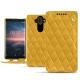 Housse cuir Nokia 8 Sirocco - Jaune soulèu - Couture