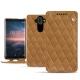 Housse cuir Nokia 8 Sirocco - Castan esparciate - Couture