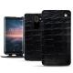 Funda de piel Nokia 8 Sirocco - Crocodile nero