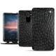 Custodia in pelle Nokia 8 Sirocco - Autruche nero