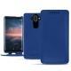 Lederschutzhülle Nokia 8 Sirocco - Bleu Océan PU
