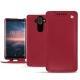 Custodia in pelle Nokia 8 Sirocco - Rouge passion