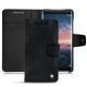 Capa em pele Nokia 8 Sirocco - Dark vintage ( Roughtcut - Black#5256 ) 