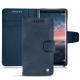 Custodia in pelle Nokia 8 Sirocco - Jean vintage ( Roughtcut - Pantone 285U  ) 