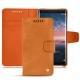 가죽 커버 Nokia 8 Sirocco - Mandarine vintage ( Pantone 165C ) 