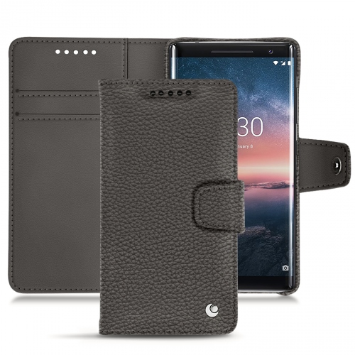 Etuis, Housses et coques sur-mesure fabriqués main pour Nokia 8 SiroccoAnthracite ( Pantone #41403c ) 