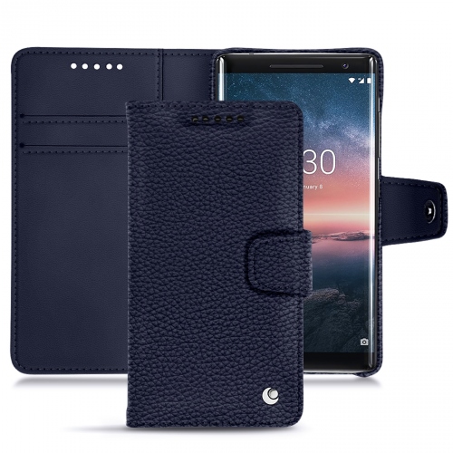 Lederschutzhülle Nokia 8 SiroccoCobalt ( Pantone #2b253f ) 