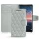Capa em pele Nokia 8 Sirocco - Gris - Couture ( Nappa - Pantone W428C ) 