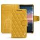 Housse cuir Nokia 8 Sirocco - Jaune soulèu - Couture