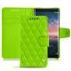Custodia in pelle Nokia 8 Sirocco - Vert fluo - Couture