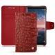 Housse cuir Nokia 8 Sirocco - Autruche ciliegia