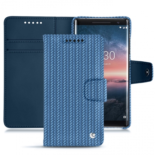 Nokia 8 Sirocco leather case and coverAbaca ishia ( Pantone #395775 ) 