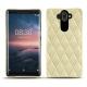 レザーケース Nokia 8 Sirocco - Beige - Couture ( Nappa - Pantone 7502C ) 