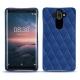 Funda de piel Nokia 8 Sirocco - Bleu océan - Couture ( Nappa - Pantone 293C ) 