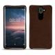 Coque cuir Nokia 8 Sirocco - Châtaigne ( Pantone 476C ) 