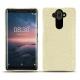 レザーケース Nokia 8 Sirocco - Ivoire ( Sleek P C12 - White ) 