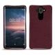 Custodia in pelle Nokia 8 Sirocco - Lie de vin ( Pantone 5115C ) 