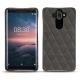 Custodia in pelle Nokia 8 Sirocco - Anthracite - Couture ( Pantone 424C ) 