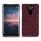 Capa em pele Nokia 8 Sirocco - Lie de vin - Couture ( Pantone 5115C ) 
