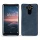 Funda de piel Nokia 8 Sirocco - Jean vintage ( Roughtcut - Pantone 285U  ) 