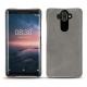 Coque cuir Nokia 8 Sirocco - Acier vintage ( Pantone 403C ) 